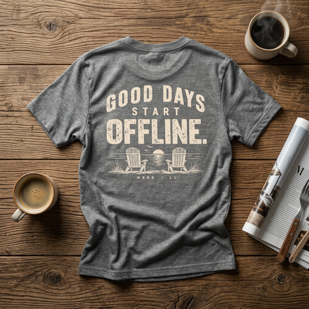 Good Days Start Offline Tee