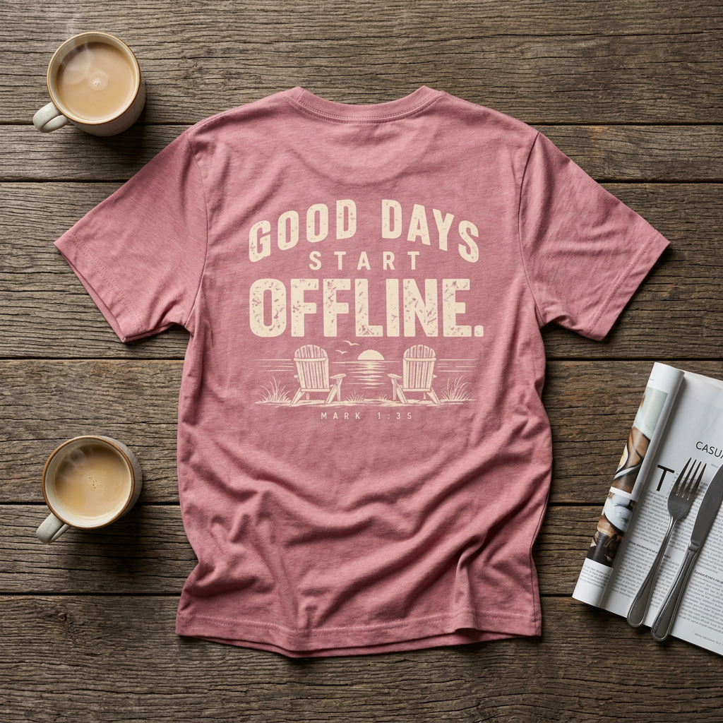 Good Days Start Offline Tee