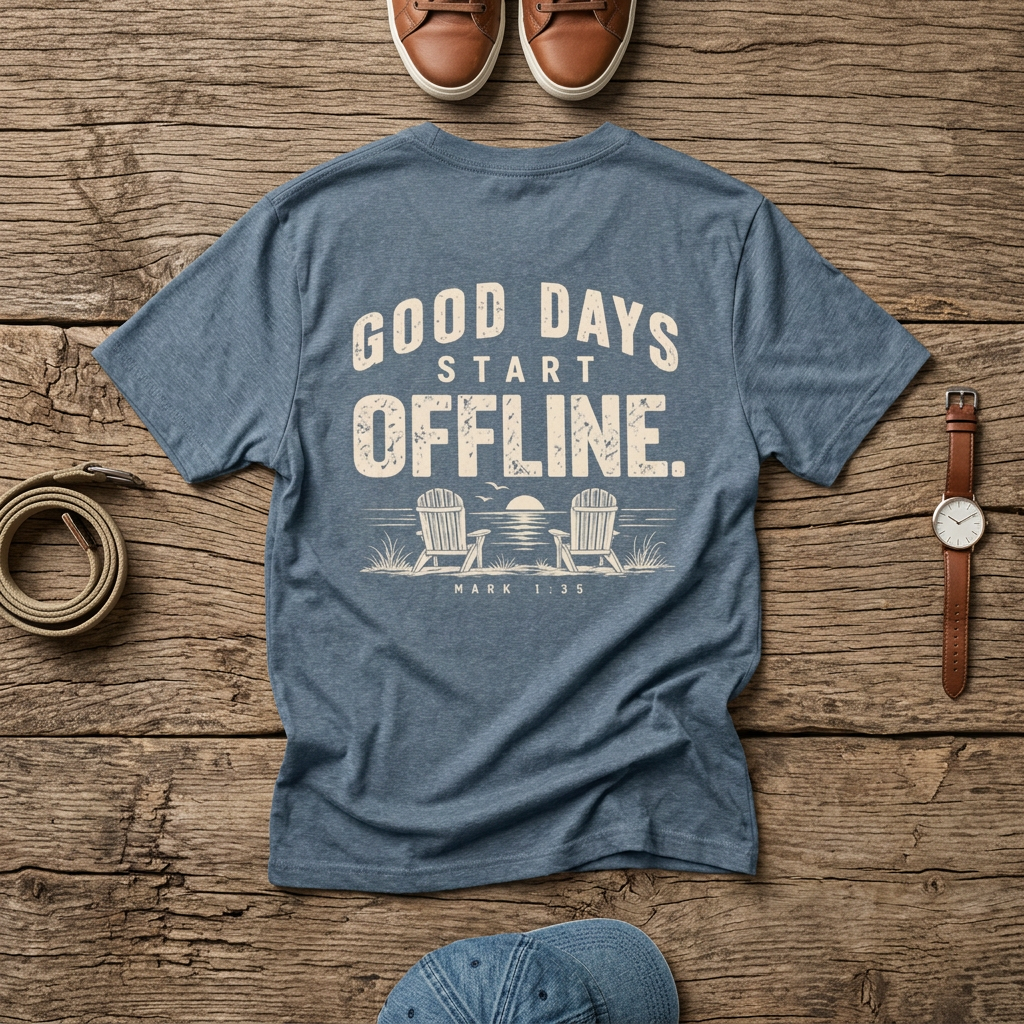 Good Days Start Offline Tee