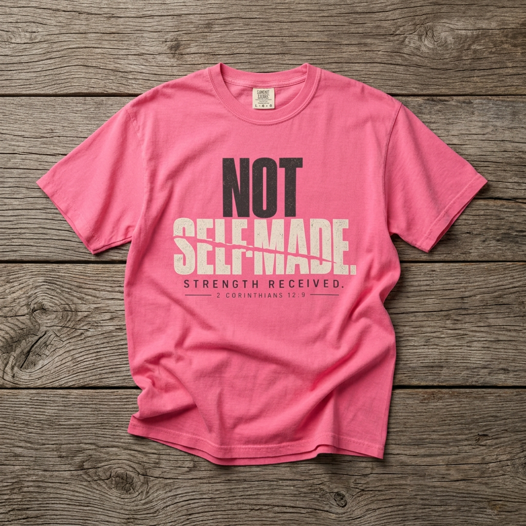 NOT SELF-MADE. Tee