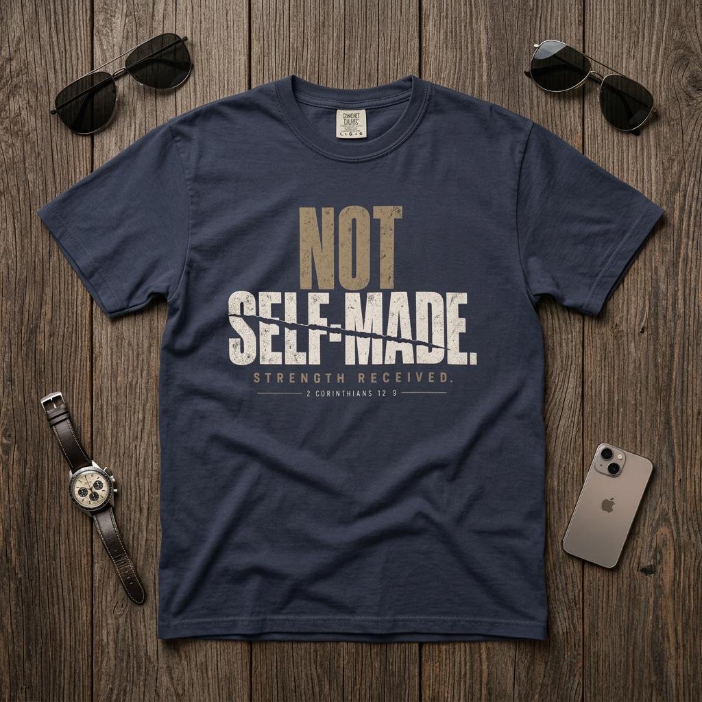 NOT SELF-MADE. Tee