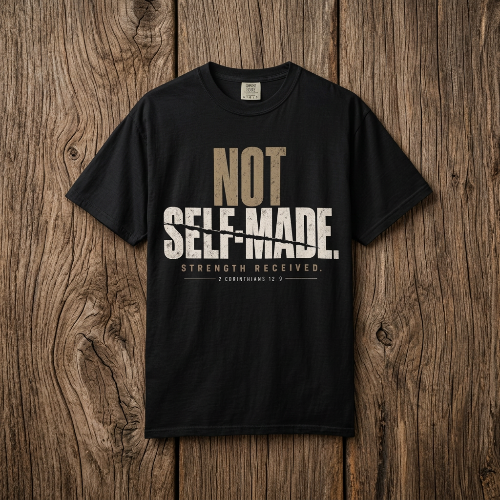 NOT SELF-MADE. Tee