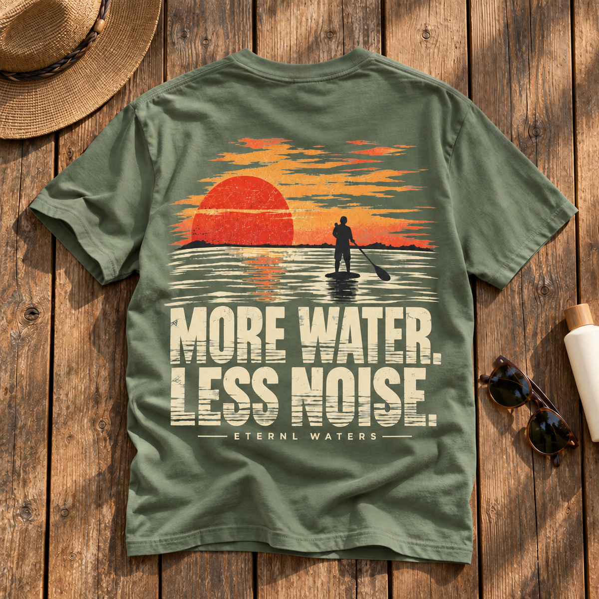 More Water. LESS NOISE. Tee