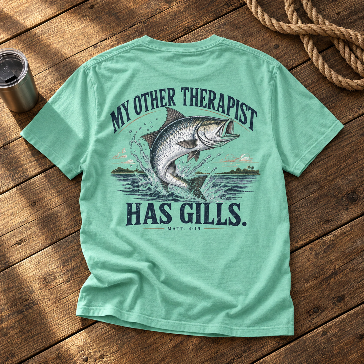 My Other Therapist Has Gills. Tarpon TEE