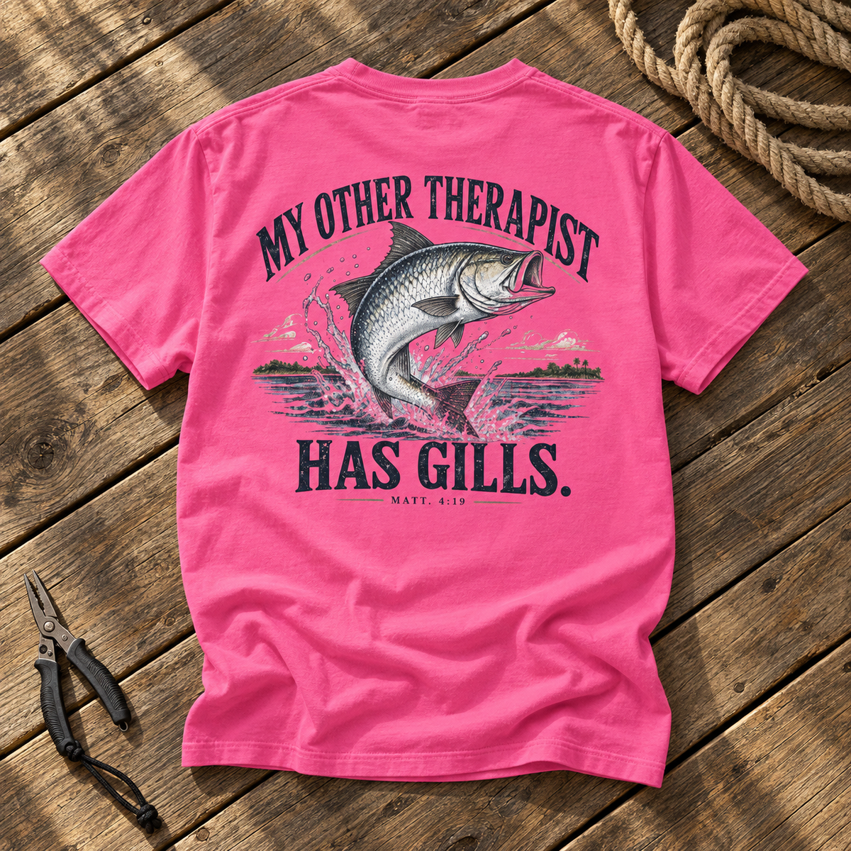 My Other Therapist Has Gills. Tarpon TEE