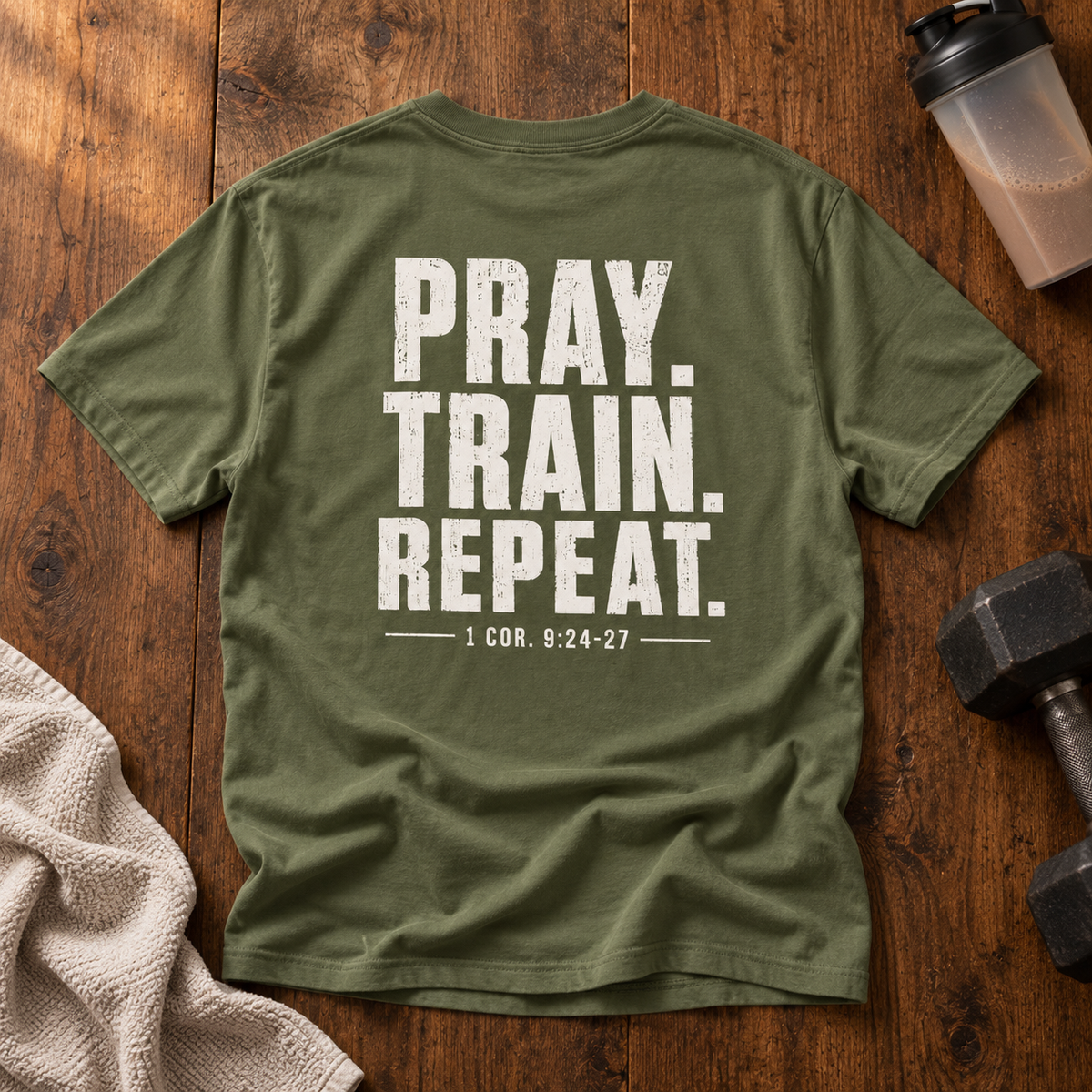 Pray Train Repeat Tee