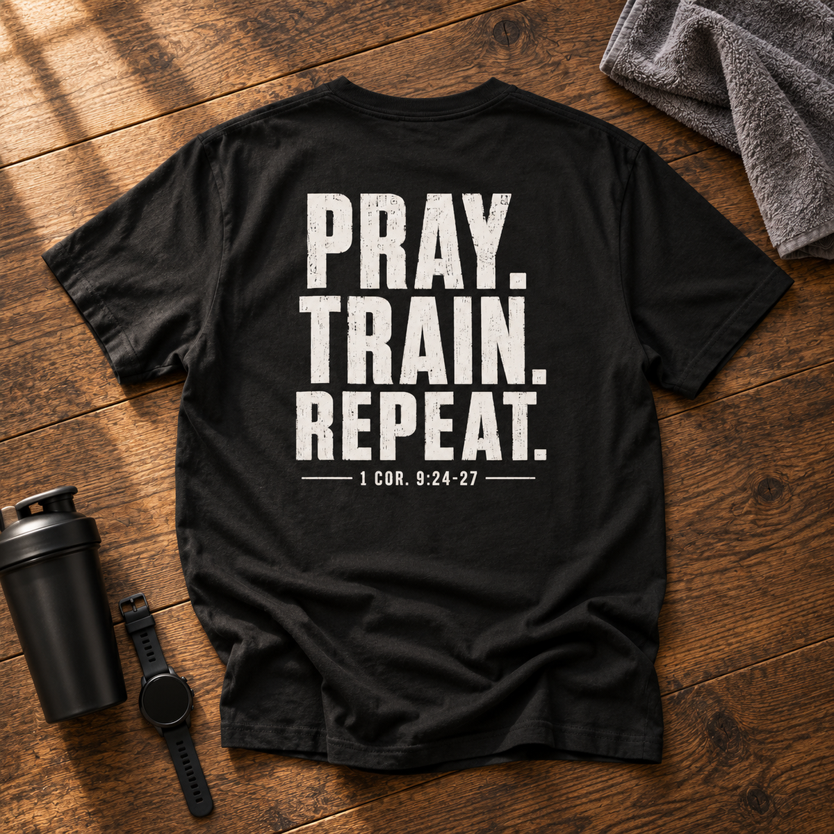 Pray Train Repeat Tee