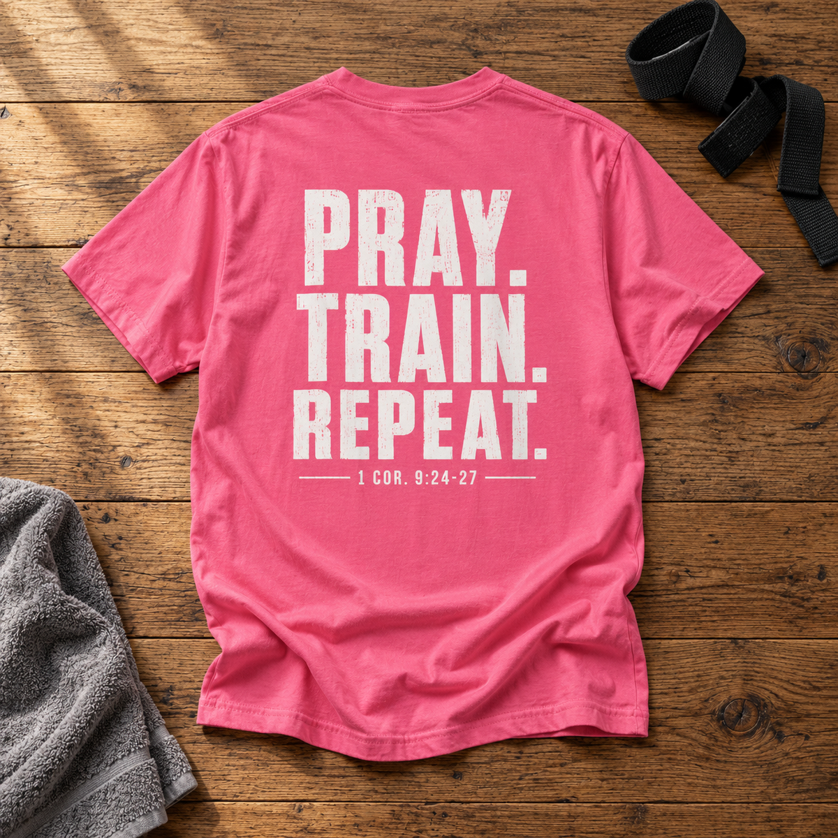 Pray Train Repeat Tee