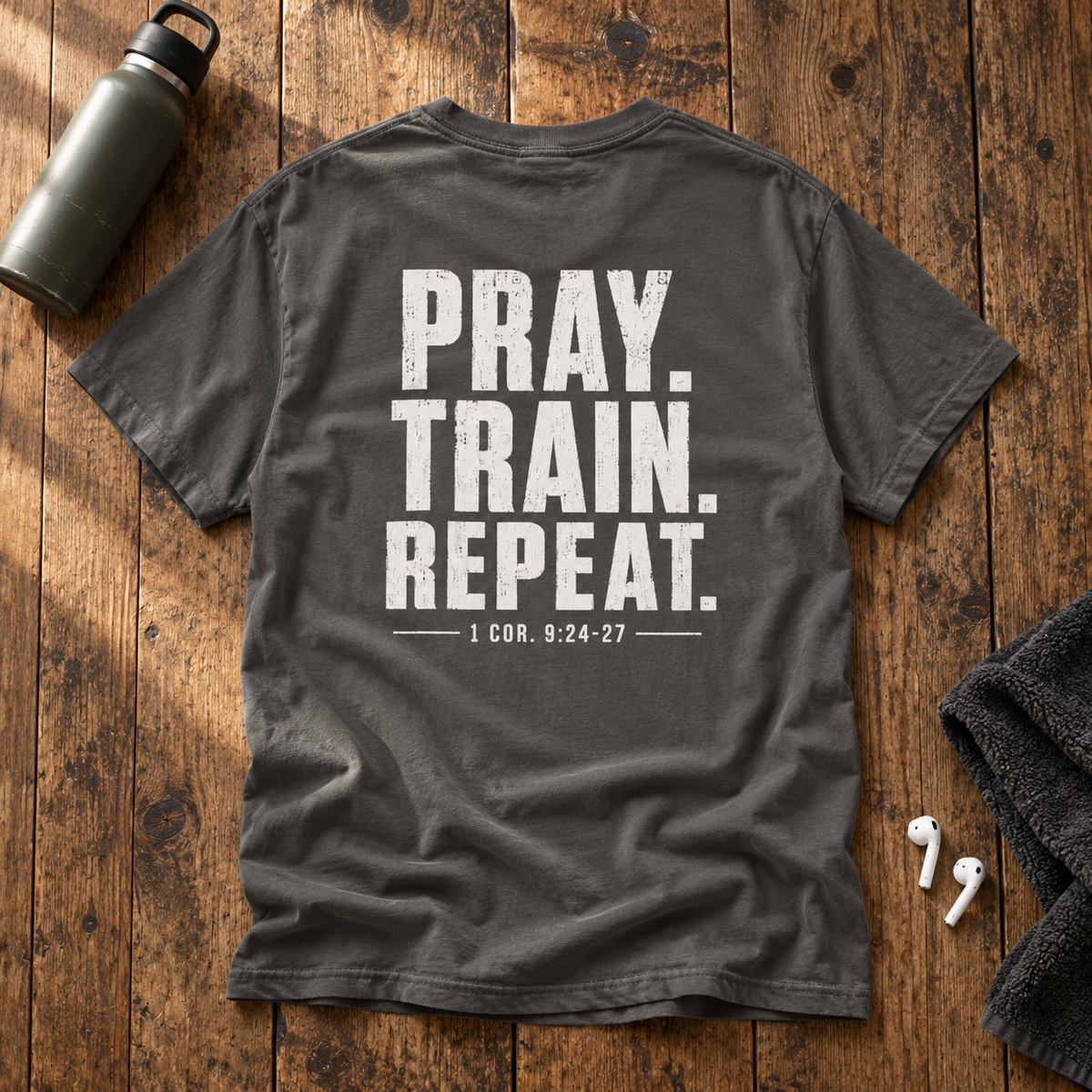 Pray Train Repeat Tee