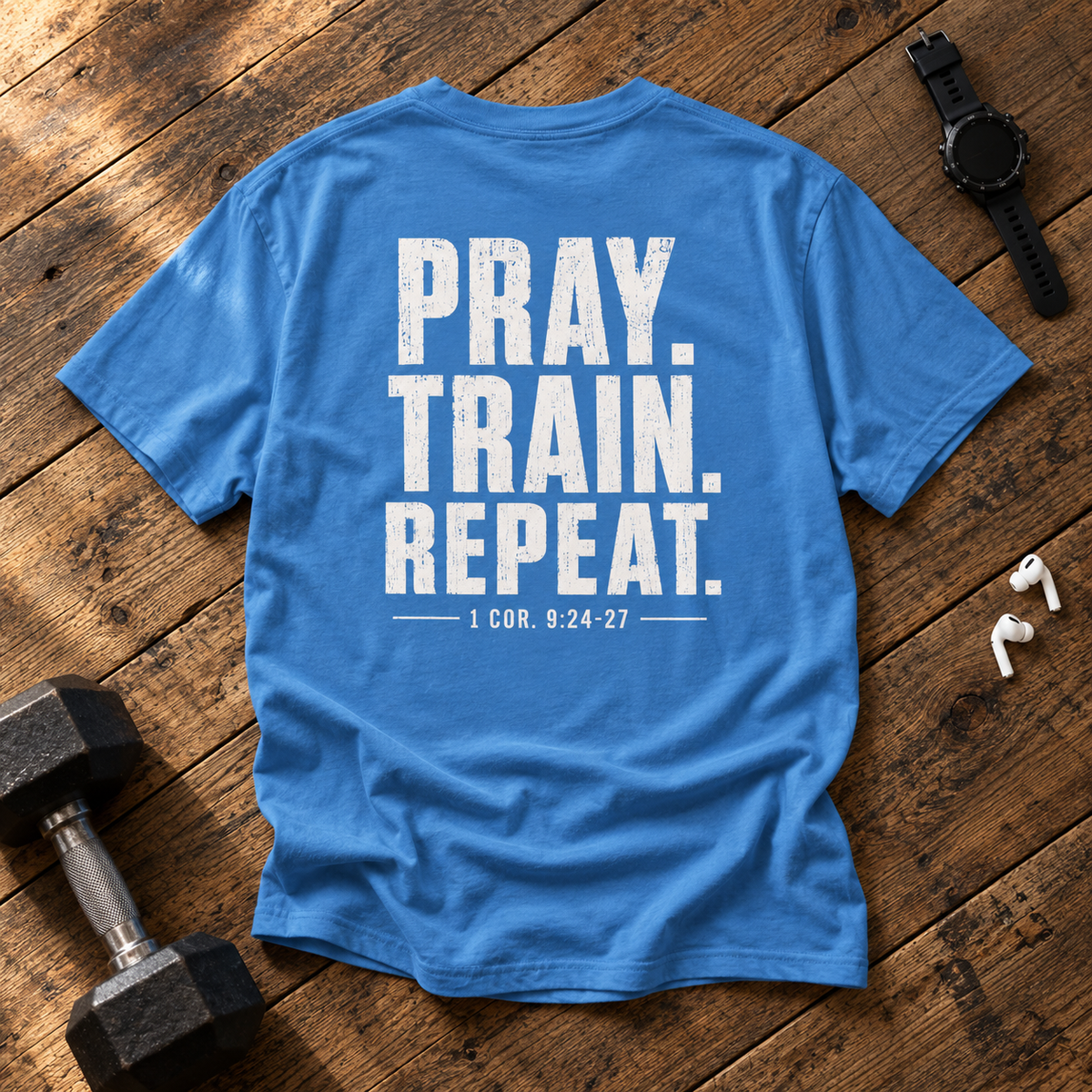 Pray Train Repeat Tee